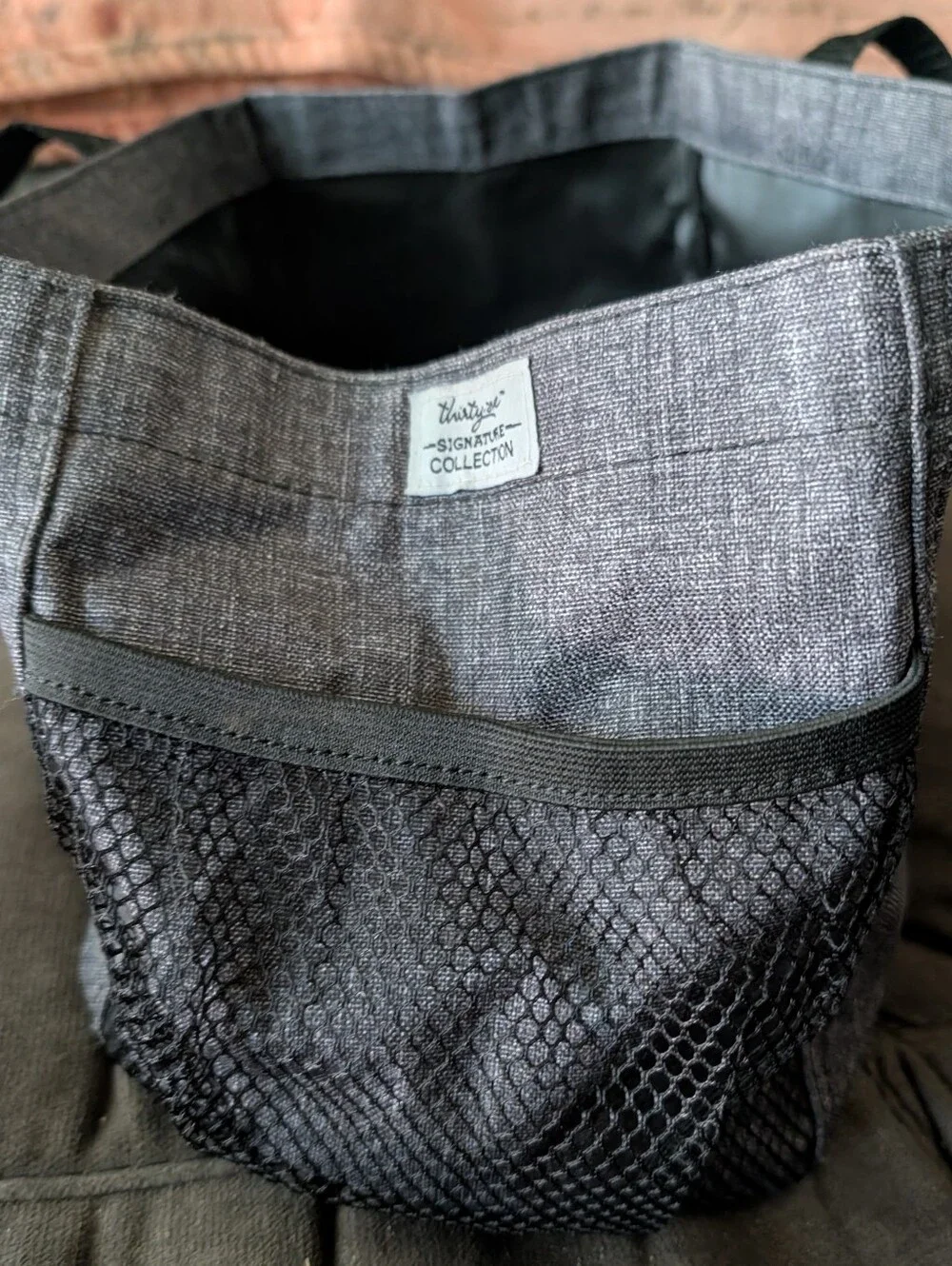 Jeep! Embroidered Black Thirty One Tote Bag